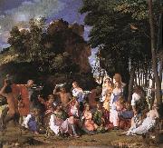 BELLINI, Giovanni The Feast of the Gods oil painting picture wholesale